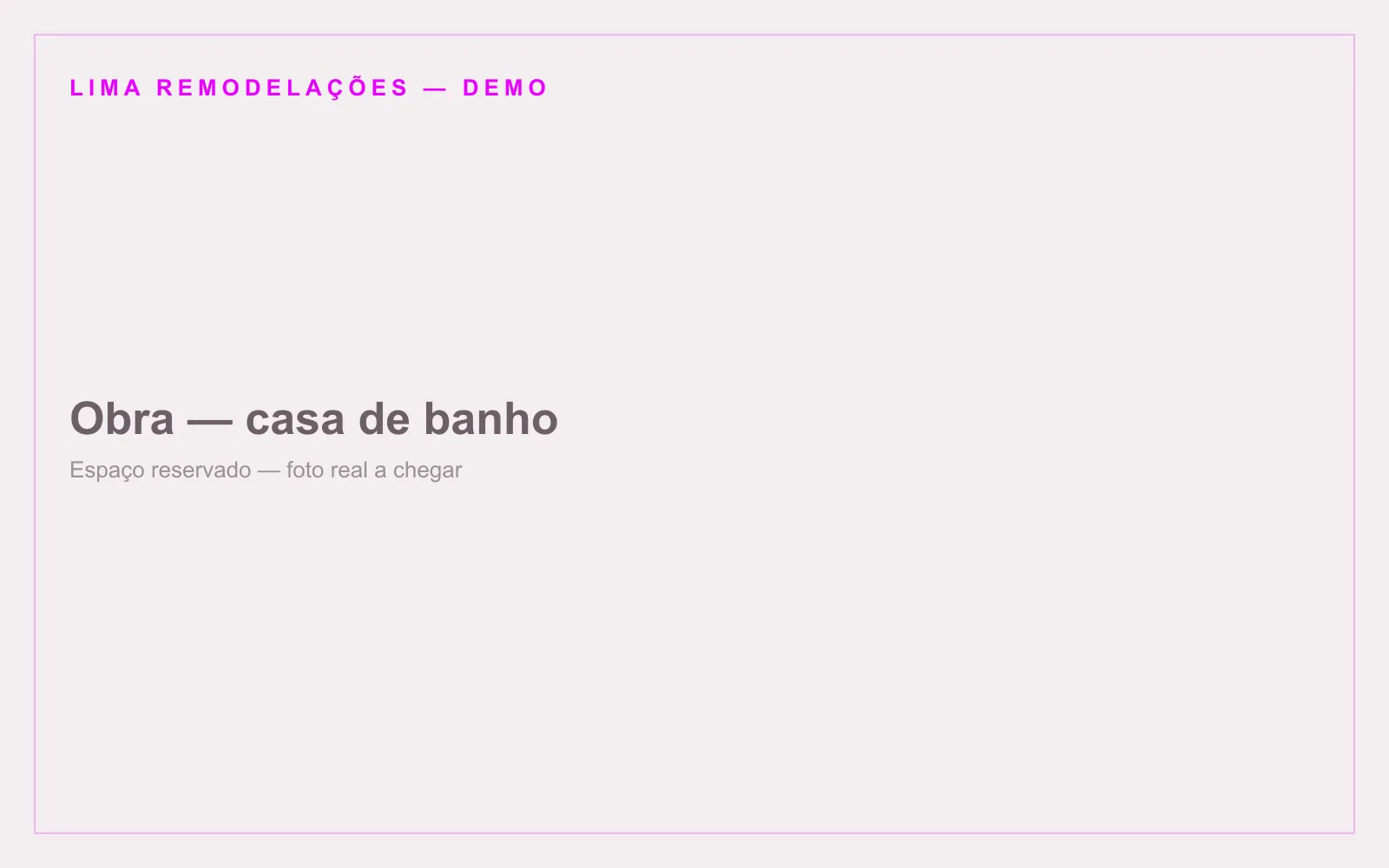 Casa de banho · renovação completa